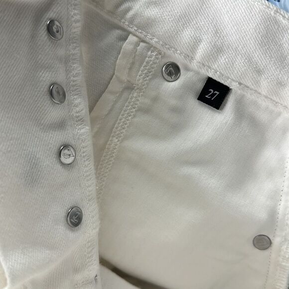 NEW 7 FOR ALL MANKIND
Monroe Colorblock Cut Off Denim Shorts - Picture 9 of 10